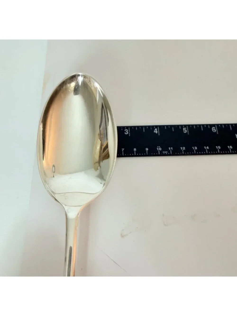 Vintage Gerity Georgian Silver Plated Serving Spoon Luxury Dining 13 Inch